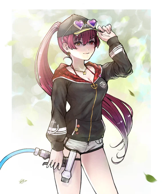 やっぱり君はきれいだ

----------------------------
全身イラストと白背景イラストが
ツリーにありますのでそちらもご覧ください。
----------------------------
#宝鐘マリン
#マリンのお宝 