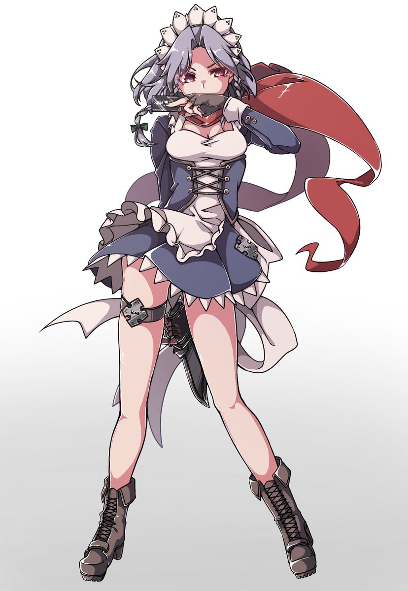 藤原妹紅 「#絵柄が好みって人がいればいいなぁ
かっこいい東方絵とか好きです! 」|ごくうのイラスト