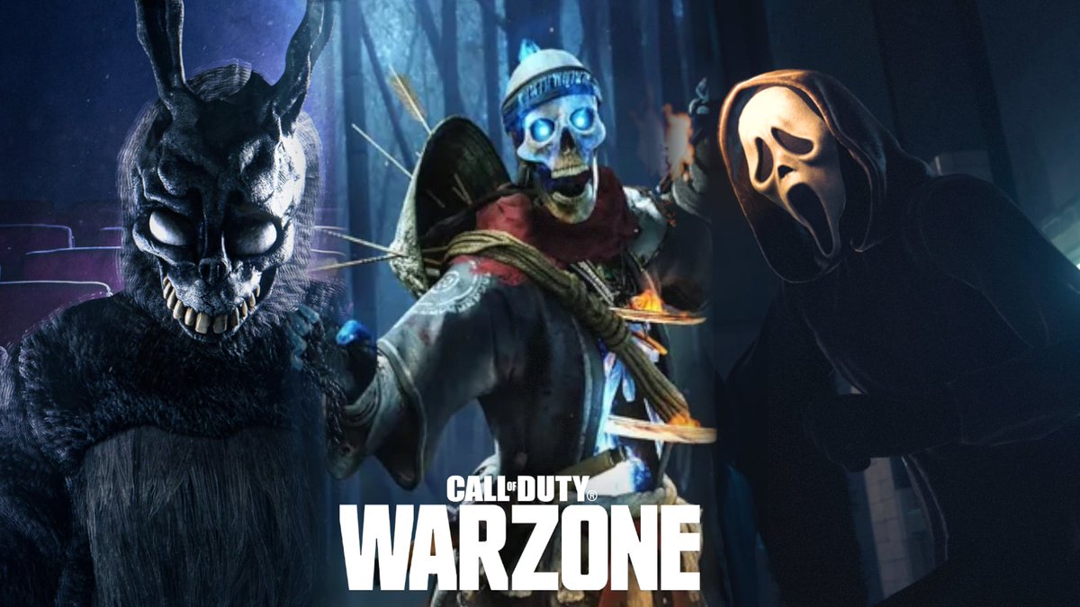 GameGeeksNews's tweet photo. How to unlock #Warzone #GhostofWar, #Scream and #DonnieDarko Halloween skins: https://t.co/RrunriTjeJ via @Gamegeeksnews
#CallofDutyWarzone @BlazedRTs @TBE_RT @GamingRTweeters @HffRts @GWILD_RT @DynoRTs @Rapid__RTs @RexRTs @NemoRETWEET5 @FluidRT @FatalRTs @Pulse_Rts @Retweelgend https://t.co/sfBVOaDXWc
