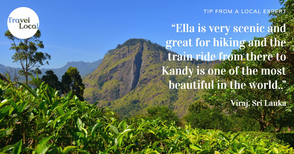 Sri Lanka is the answer to yesterday’s quiz and it really does highlight just how diverse of a country it really is  🇱🇰
 
Read our Q&amp;A with Viraj, our Sri Lankan partner, where he shares his tips for an authentic and exciting trip to Sri Lanka -
hubs.ly/H0ZzPGr0