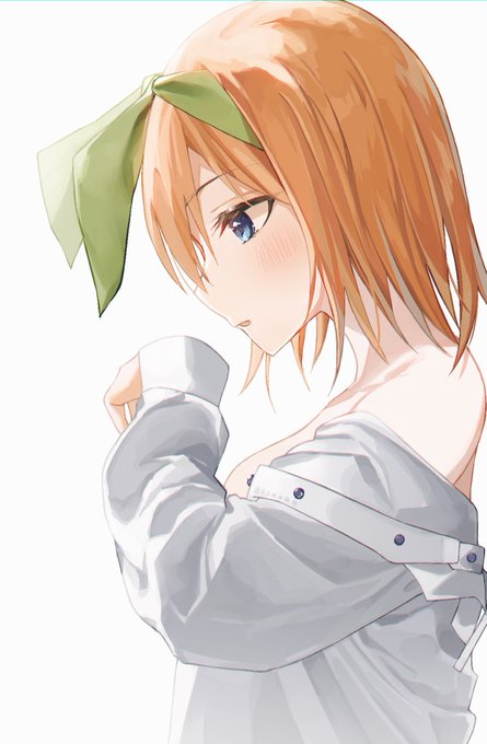 Nel ねる⚓️ホロクル11th 【K-28】さんがTwitterに投稿した中野四葉(五等分の花嫁)のイラスト。