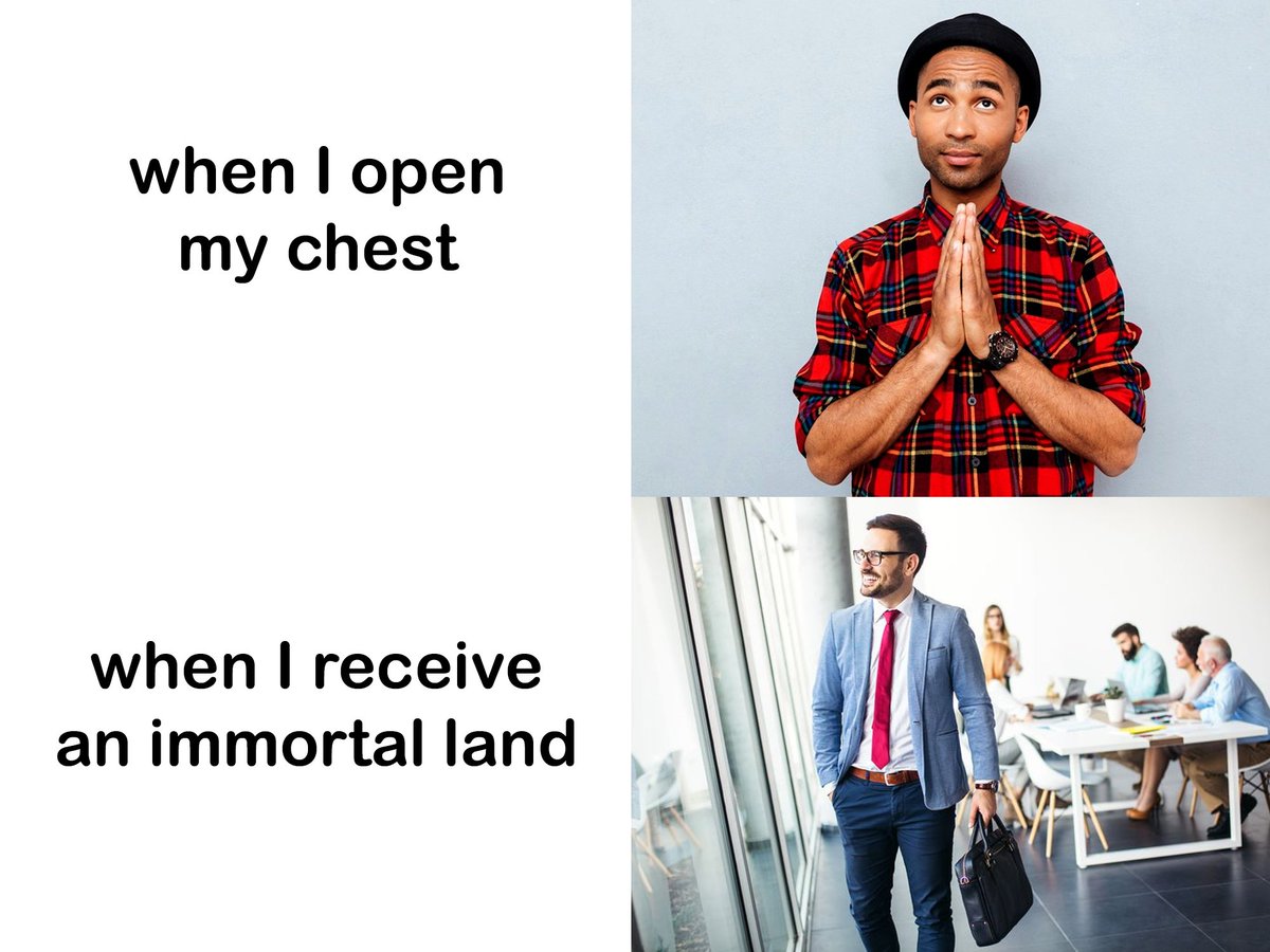 DunkyShot's tweet photo. #Wanameme @Wanaka_Farm me if I get an immortal land in my chest. https://t.co/Qgf5sZVGaj