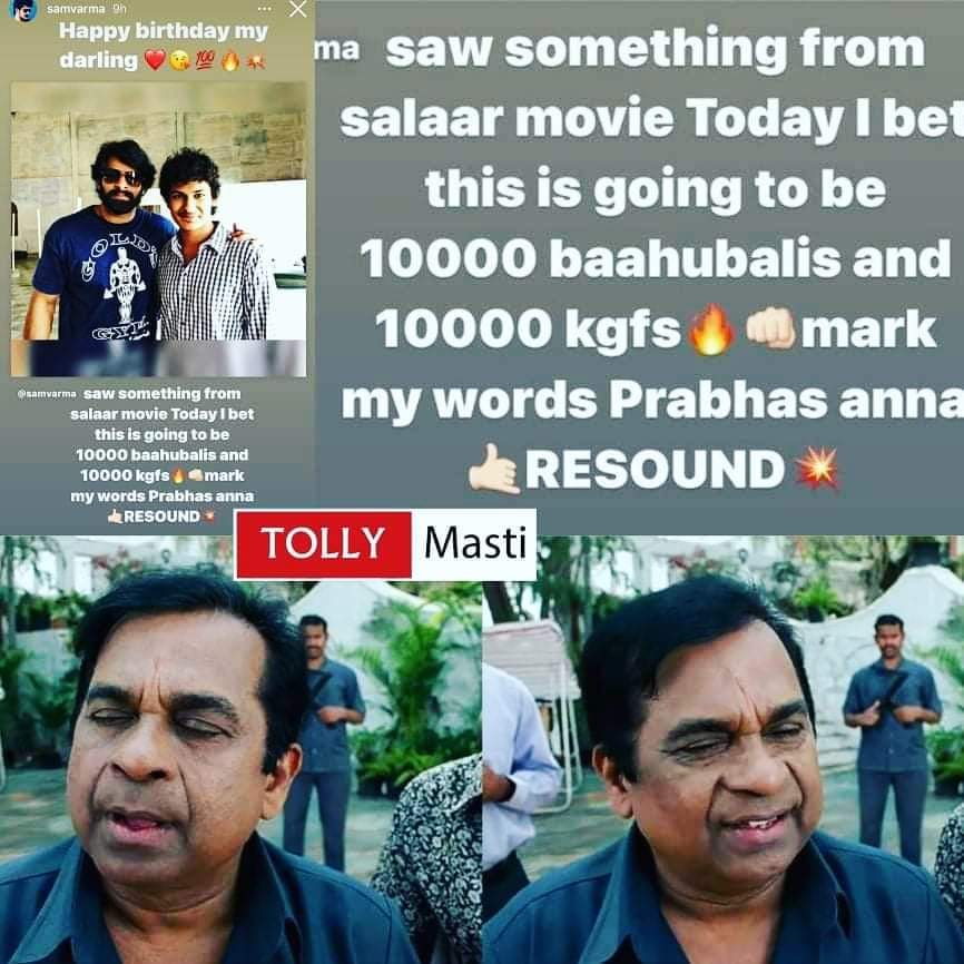 ItzzSurya's tweet photo. Neel mowa edhoo gattigane plan chesad 🔥🤙🏻 
#Salaar https://t.co/BJ5V16Gdo9