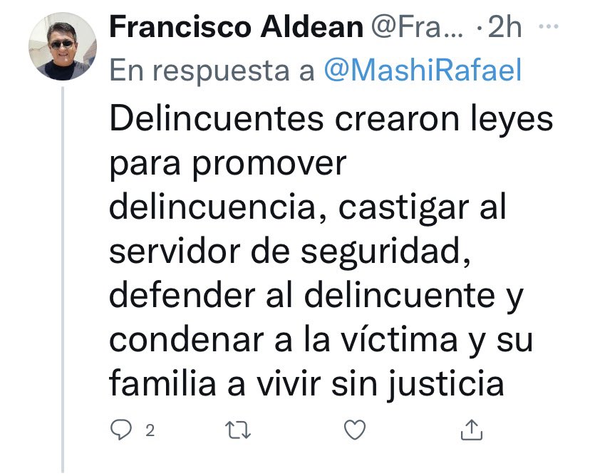 MashiRafael's tweet photo. 👇🏼Algunas respuestas a mi tuit por asesinato de Alex Quiñónez
Jamás se han retirado radares ni hecho leyes “pro delincuente”
Convertimos 🇪🇨 en 2do. país más seguro de la región
La verdad ya no importa. Sembraron fanatismo, y hoy cosechan odio y estupidez
¡Qué te hicieron, Patria! https://t.co/bRnVkCY658