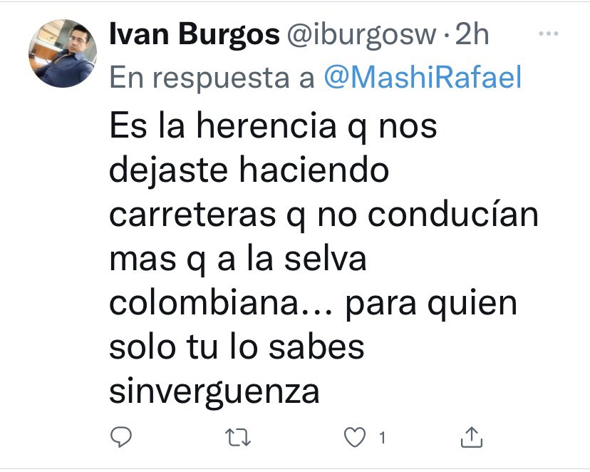 MashiRafael's tweet photo. 👇🏼Algunas respuestas a mi tuit por asesinato de Alex Quiñónez
Jamás se han retirado radares ni hecho leyes “pro delincuente”
Convertimos 🇪🇨 en 2do. país más seguro de la región
La verdad ya no importa. Sembraron fanatismo, y hoy cosechan odio y estupidez
¡Qué te hicieron, Patria! https://t.co/bRnVkCY658