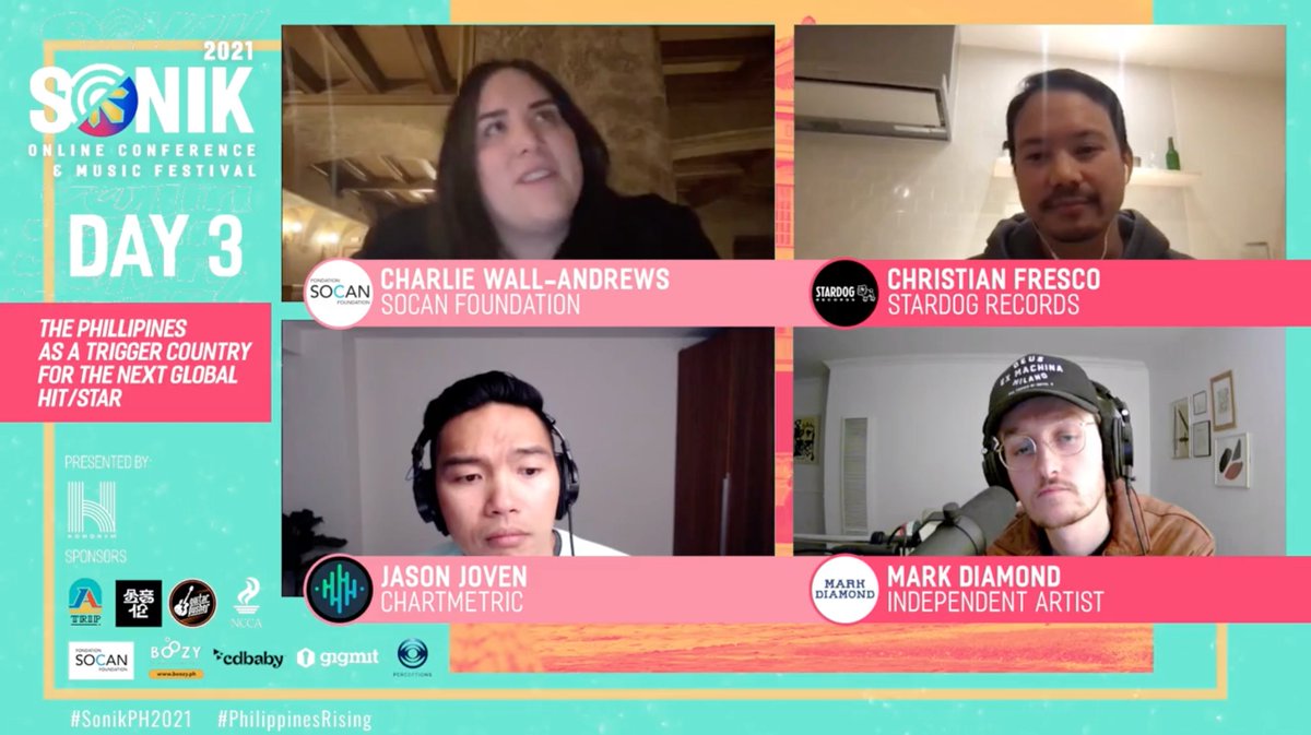 Closing Panel: The Philippines as a Trigger Country for the Next Global Hit/Star 🍻

#SonikPH2021
#PhilippinesRising
#MusicConference
#MusicFestival