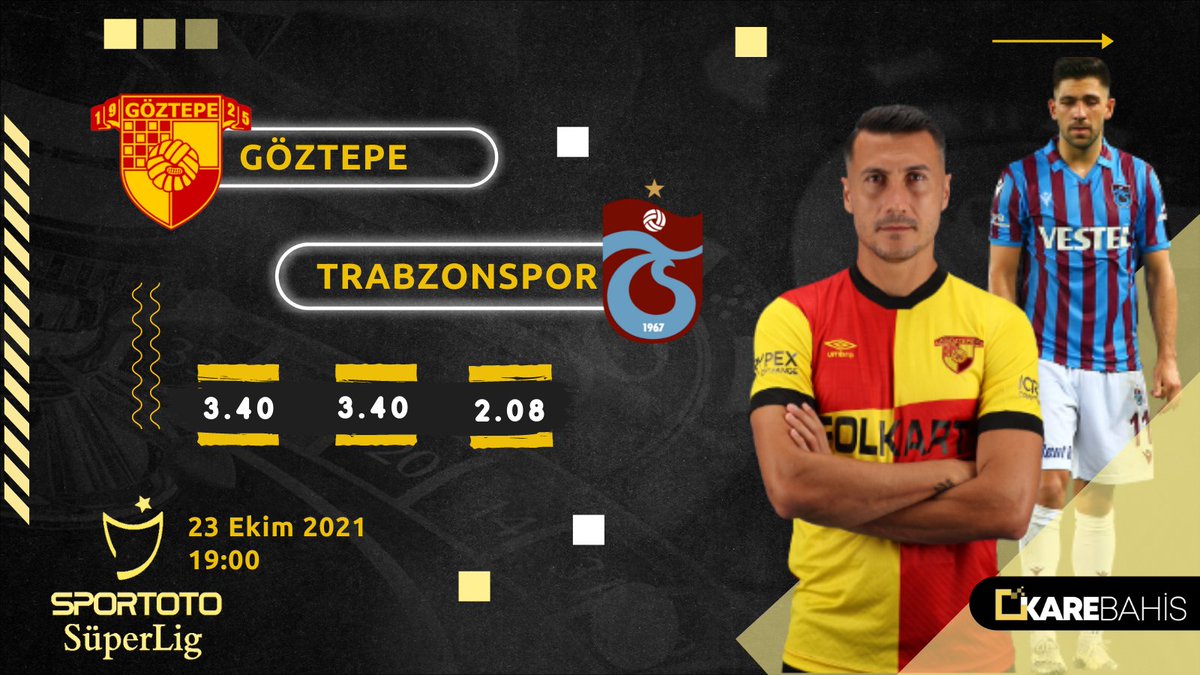 ⚽ Süper Lig'de bu akşam Trabzonspor, Göztepe'ye konuk oluyor! 🔥

✅ Karebahis'te en yüksek oranlarla bu heyecana sen de ortak ol! 

📲 karebahis136.com