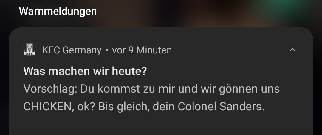 Warnmeldung! Bei KFC gibts neuerdings PUBG!
<a href="/TrauniOfficial/">Trauni | Moderator, Streamer & Gamer Support</a> @DariGideon