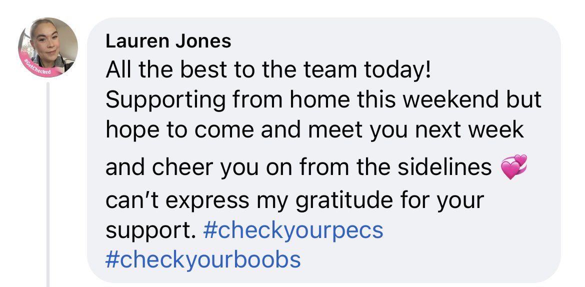 SSRESFC's tweet photo. Message to the @SSDEVFC lads from @BBT79’s sister. Your #WearItPink support today is helping raise her spirits after chemo this week 💪🏼💗 #BreastCancerAwareness https://t.co/DmAfSgQJJS