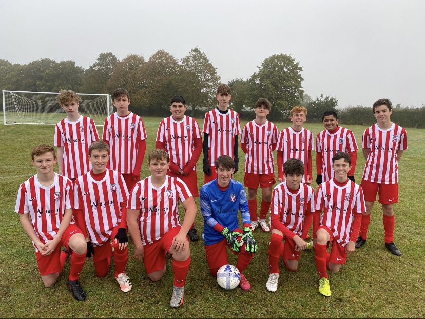 Sincere thanks to Greg and the team at W Dental in Woodley for their continued support of Woodley Saints over many years.

Here are our U15 Eagles proudly showing off their brand new kit.