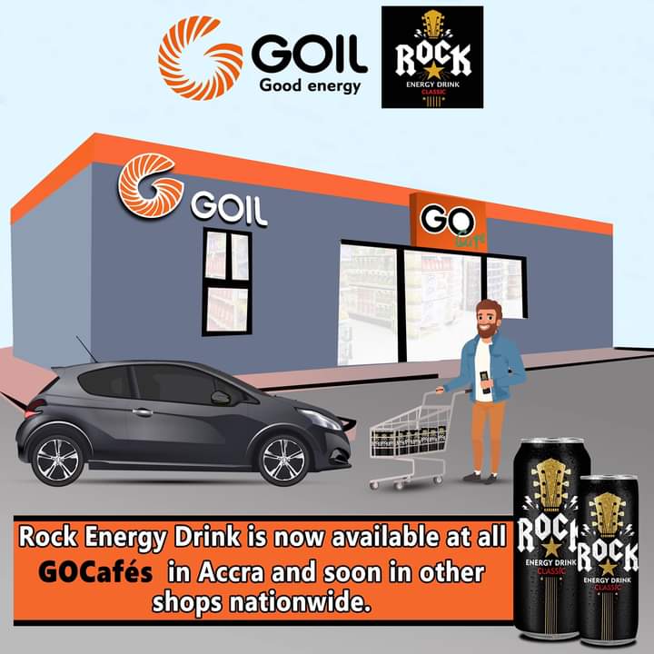 RockNRollCondom's tweet photo. You can now refuel your energy with #rockenergydrink at all Bonjour Supermarkets, GoCafes & Options Mart anytime you visit Total, Goil, & Allied Filling Station to refuel your vehicle.
#RockEnergyDrink #Bonjour #Total #Goil #GoCafe #Allied #OptionsMart #Refuel #ghana🇬🇭 #accra https://t.co/gVDVRpvtPX