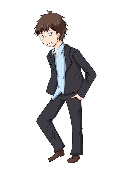 スーツのtwitterイラスト検索結果