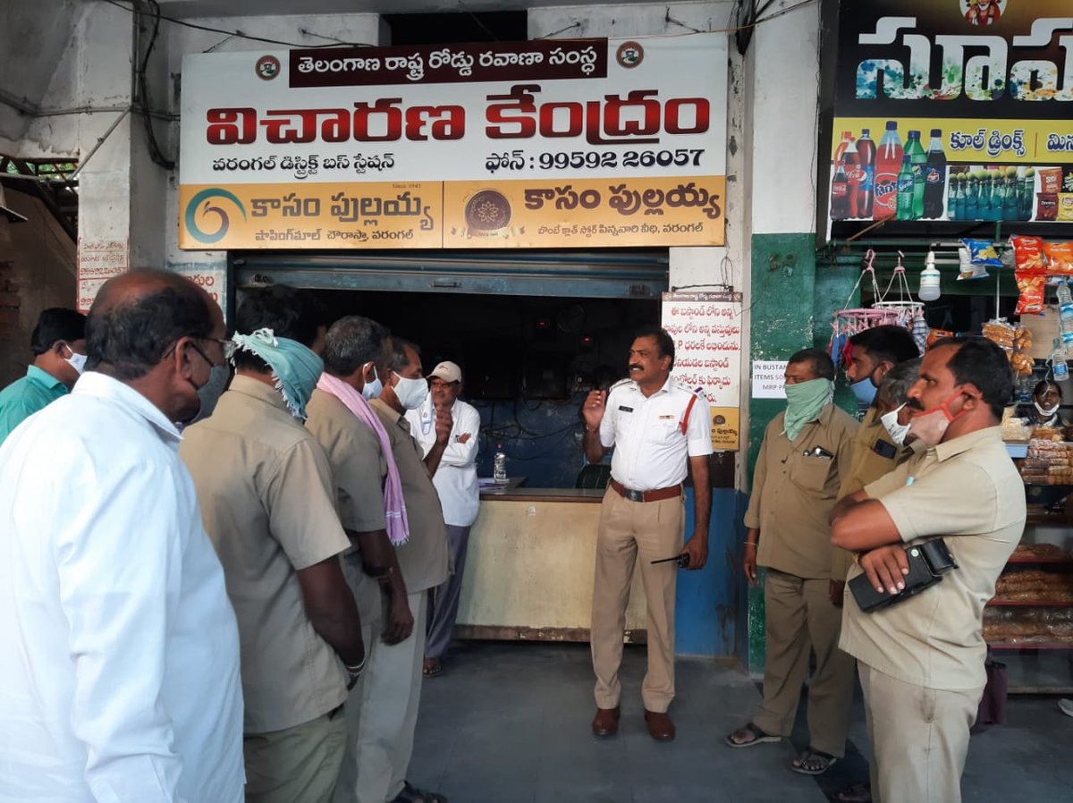 showarangaltrf's tweet image. Conducted traffic awareness programme to Bus drivers at Warangal bus station on traffic rules and drink and drive. requested the bus drivers don&apos;t drink and drive  many passengers life&apos;s depends on your driving. @cpwrl