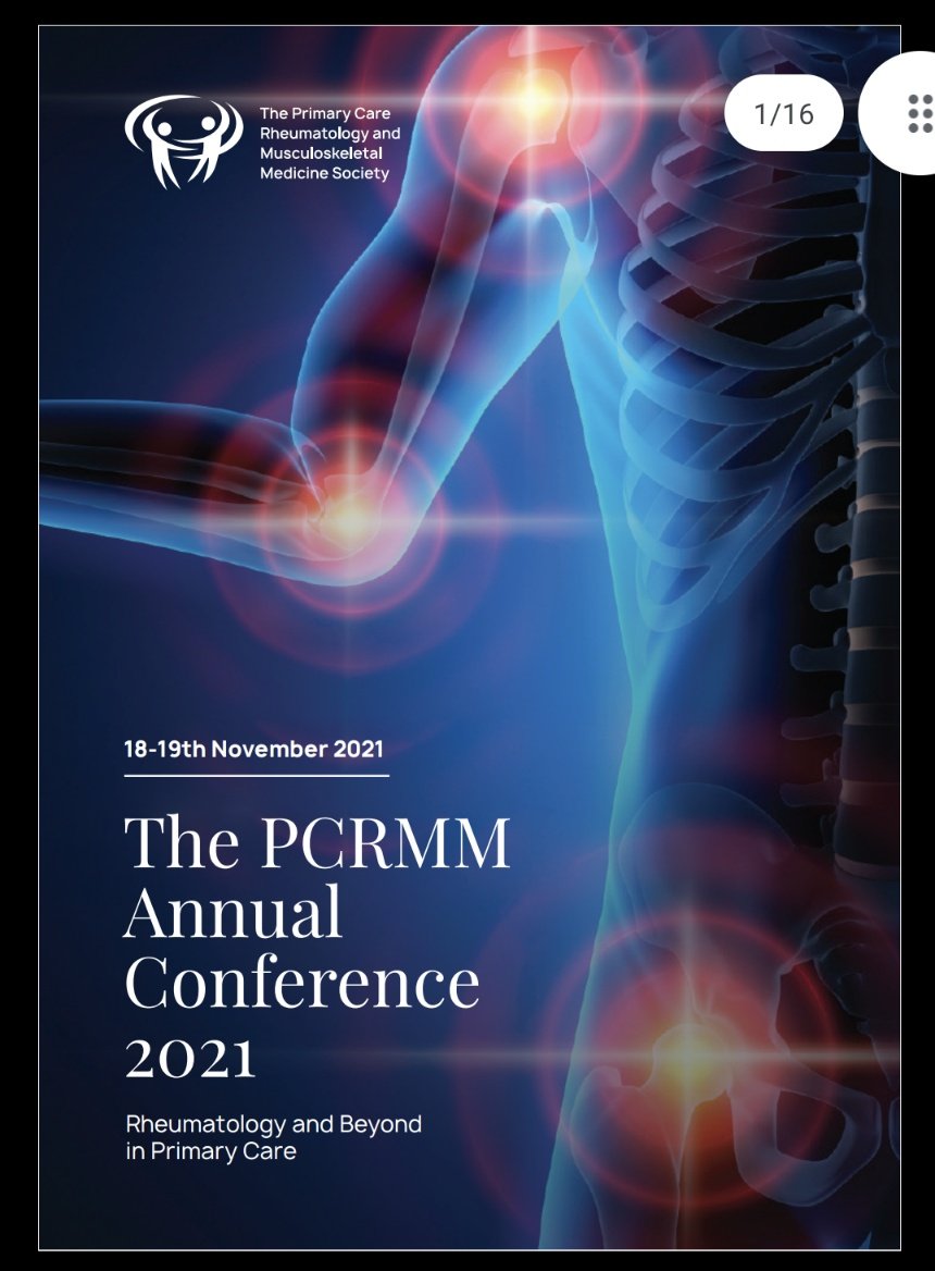 The <a href="/pcrsociety/">PCRMM Society</a> conference programme is out now - looks like a fantastic line up, not to miss!