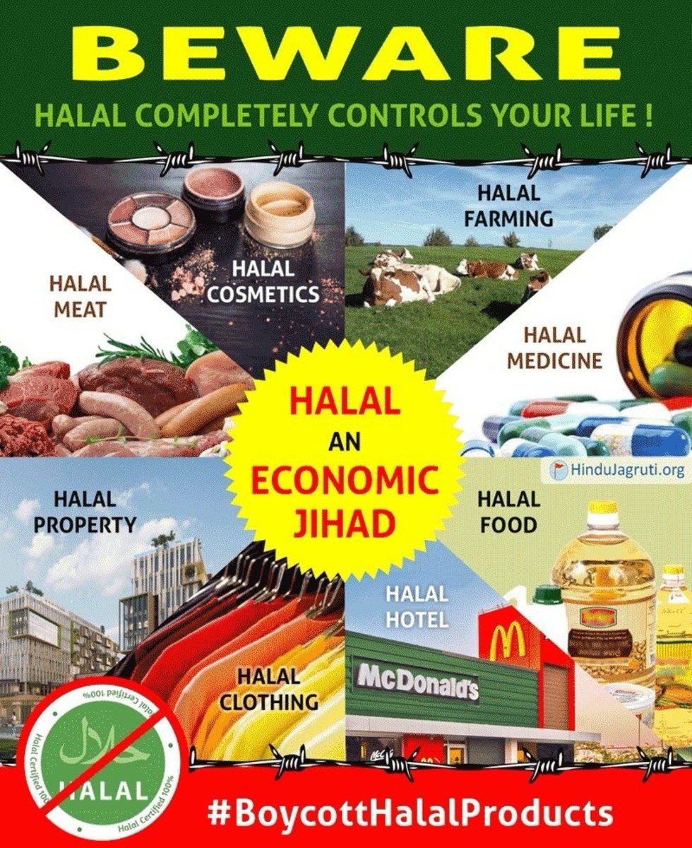 KansePrerana's tweet photo. #Halal_Free_Diwali
👉Hindus should question these policies of d Government run institutions❗

👉Also,Hindus should compel these institutions to make available food that is religiously acceptable,&amp; until then their products should be boycotted ✊

#हलाल_मुक्त_दिवाली https://t.co/NAfWJEHqBE