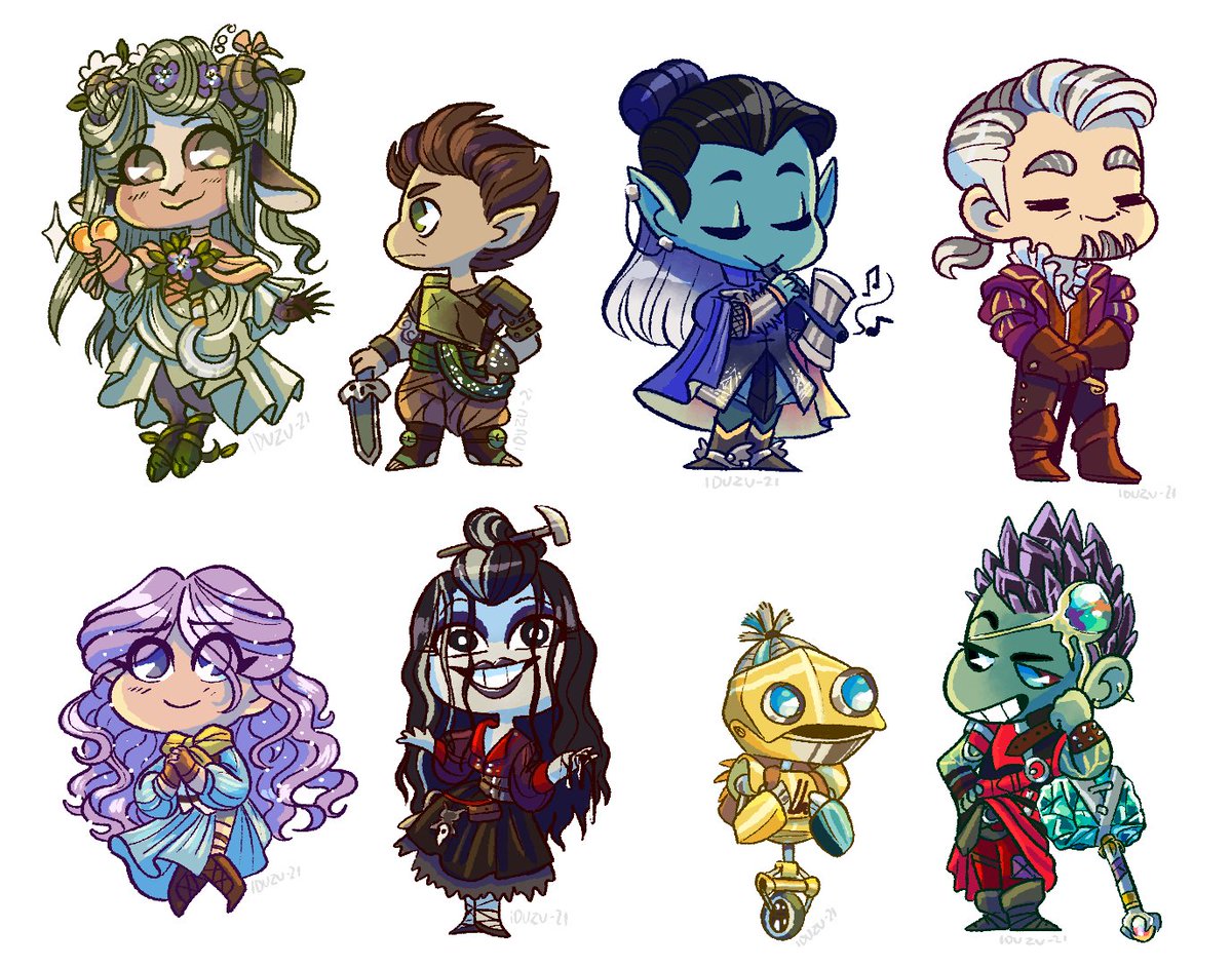 idu_zu's tweet image. I love them and of course I had to draw them in chibi style!!
#CriticalRoleCampaign3 #criticalrolefanart #CriticalRole #CriticalRoleSpoilers