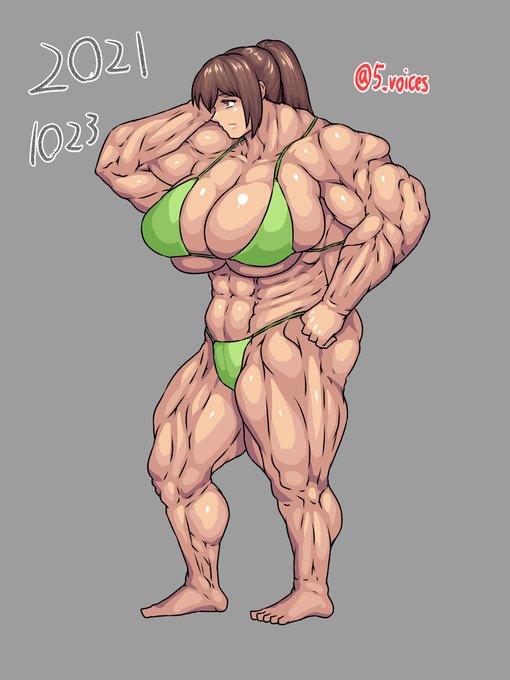 ボディビル模写。 