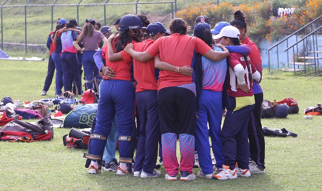 CricketNep's tweet photo. Day 4: Womens National Cricket Team Closed Camp 

#NepalWomen’sCricket https://t.co/v5aTzbhQeb