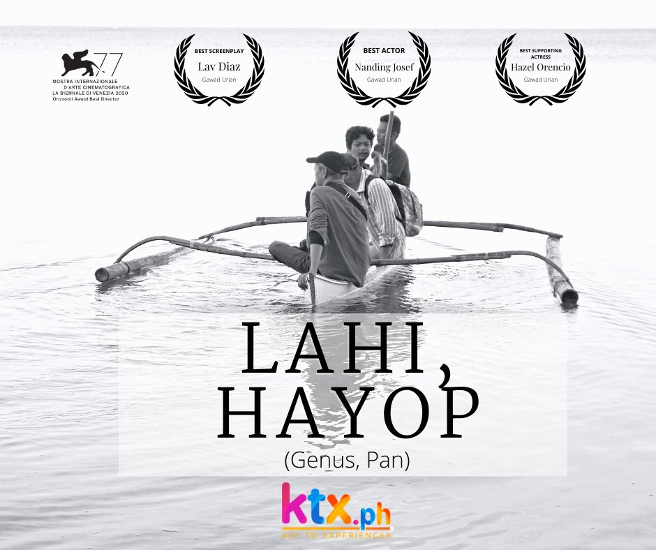 lahihayop's tweet photo. You can now watch Lav Diaz's "Lahi, Hayop" (Genus Pan) at @KtxPH! Don't miss this film which won Best Screenplay for Lav Diaz at the recently held Gawad Urian, Best Supporting Actress for Hazel Orencio and Best Actor for Nanding Josef!

Go to https://t.co/3vdJjq9efj now! https://t.co/VINe7b2bvz
