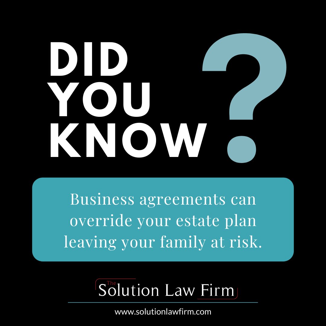 solutionlawfirm's tweet photo. What does your business agreement say as far as what will happen at your death?
Call us now to set up a time to have it reviewed. 561-500-7658
#successionplanning #businessagreements #intellectualproperty #businesspartners #protectyourbusiness #estateplanning #solutionlawfirm https://t.co/SnNOmGzzeH