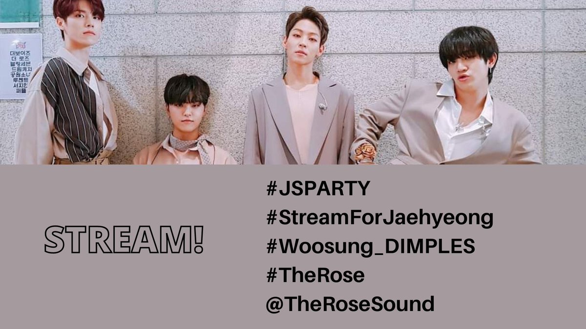 PromoteTheRose's tweet image. START STREAMING B&apos;ROSES ❤️

#JSPARTY
#StreamForJaehyeong
#Woosung_DIMPLES #TheRose
@TheRoseSound
