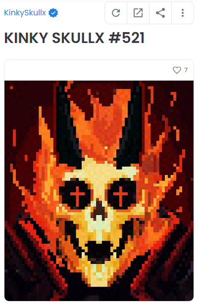 _roxster_'s tweet photo. My entry for @SkullxNFT's #SkullxPumpkin contest 🎃💀 https://t.co/l1G7jPdU5t