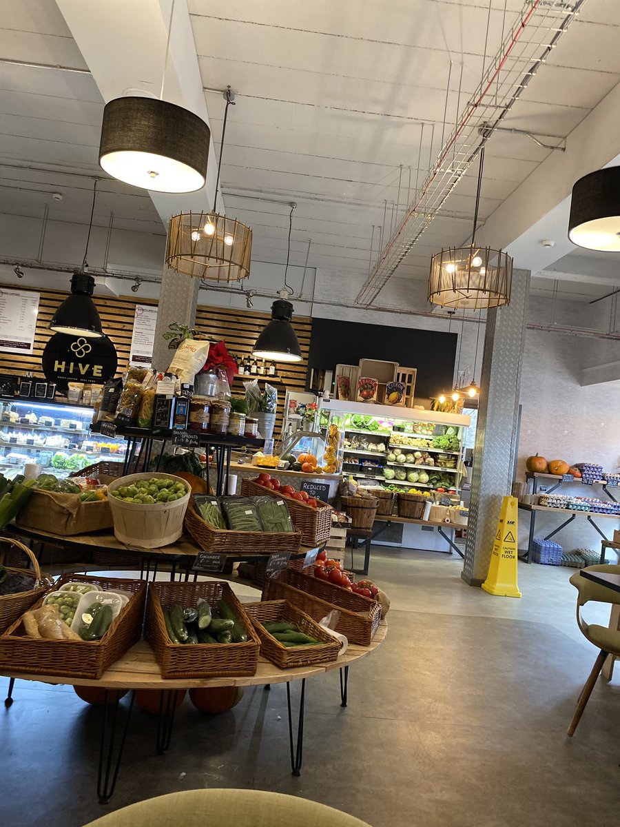 Highly recommend popping into Hive on Church Street, amazing selection of coffee, cakes to die for, and now an incredible selection of fruit and vegetables. Take a look @HiveArts2 #culture #coffeeshop @CultureBPL