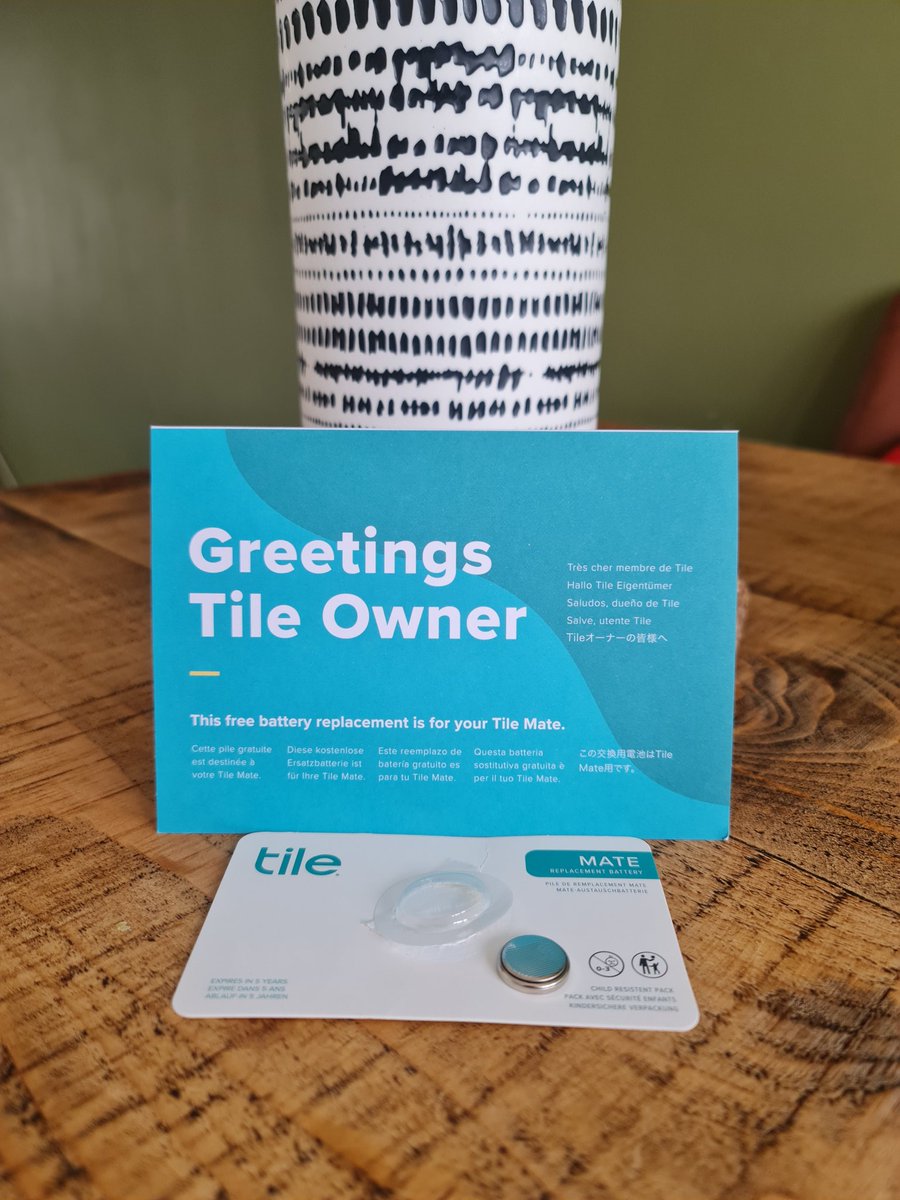 ProperOnions's tweet image. Kudos to @TheTileApp, something I never thought I'd need has saved my bacon a few times. And now they've even sent me a replacement battery for free.

#BusinessDoneRight 👌