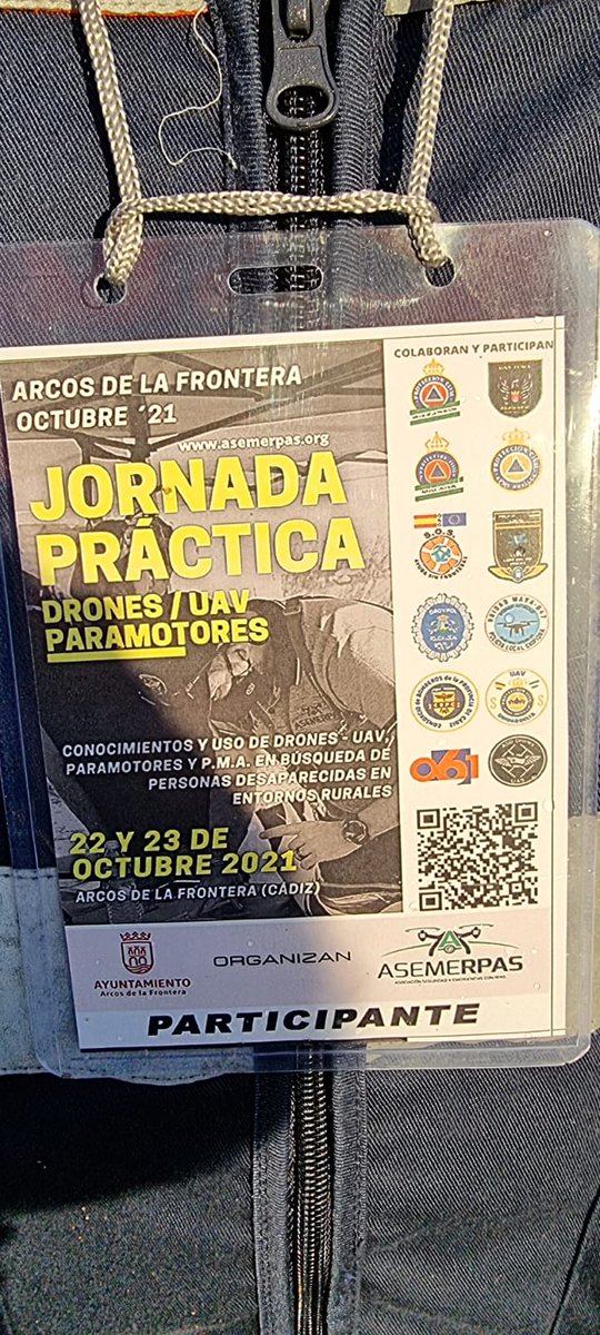 🔴JORNADA PRÁCTICA DRONES / UAV Y PARAMOTORES

 ➡️ Conocimientos y uso de drones/UAP, paramotores y P.M.A en búsqueda de personas desaparecidas en entornos rurales.
<a href="/ArcosCiudad/">AyuntamientodeArcos</a> <a href="/E112Andalucia/">EMA 112</a> <a href="/UMEgob/">UME</a>