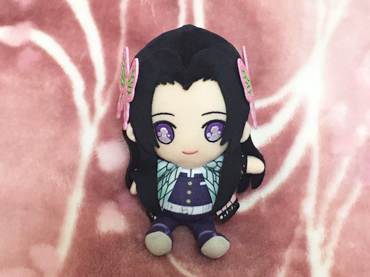 鬼滅の刃 Chibuぬいぐるみ胡蝶カナエ買いました😃 #鬼滅の刃#鬼滅の刃