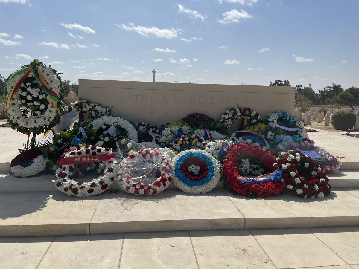 NZinEgypt's tweet photo. Today marks the 79th anniversary of the battle of El Alamein, a decisive battle in WW2 for the allies on Egypt’s north coast. We remember today all who fell and did not return home. Thank you to the @CWGC for keeping the cemetery so beautiful. A place reflect and remember. 🇳🇿 https://t.co/KSuqpSCMQF