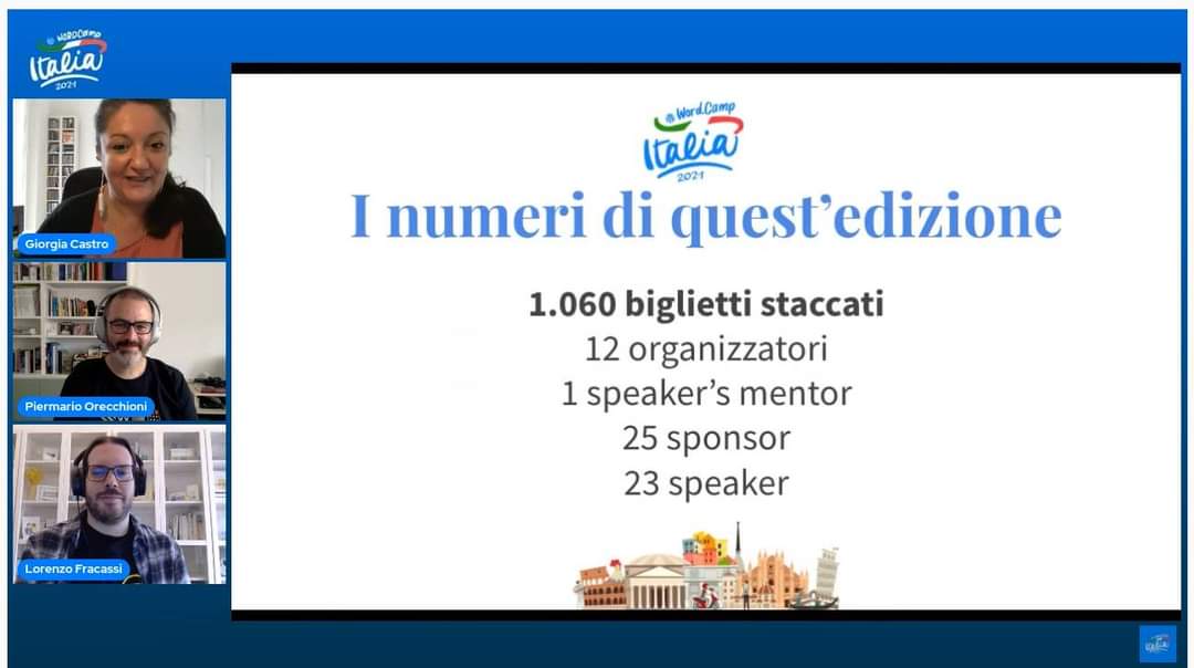 WordCampItalia's tweet photo. Grazie a tutti ❤️❤️❤️ speriamo di rivederci in presenza presto 🤞🏻
#wcit
#wcit2021 https://t.co/pNHus7PFH0