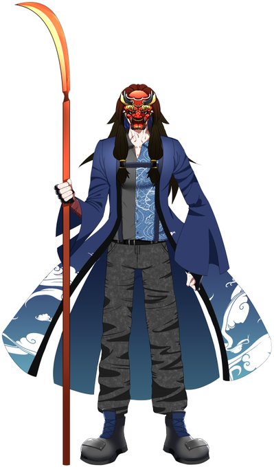 鬼面のtwitterイラスト検索結果 古い順