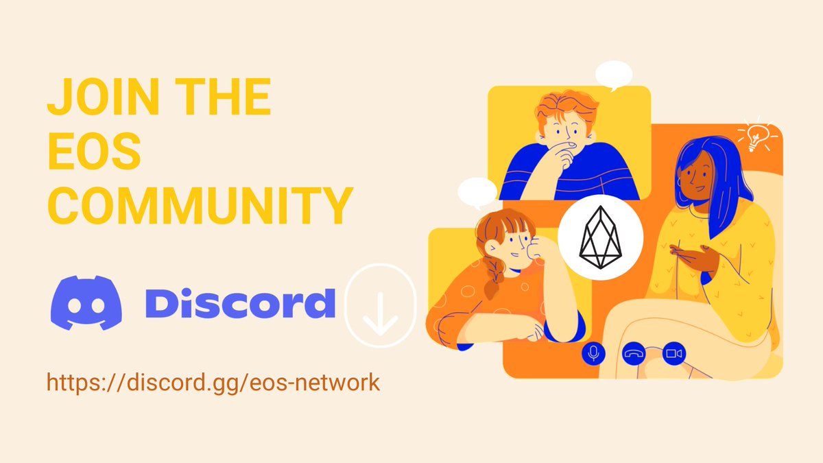 EOS Nation (@eos_nation) on Twitter photo 📣Join the EOS Community Discord Server opening up today!
👉🏽 discord.gg/eos-network
Early birds will get a special server role!
👀 We'll be also dropping some goodies there during the Hot Sauce Stream 🥳
Wohooo! Go $EOS!
<a href="/eosforumorg/">EOS Community Forum</a> <a href="/EosNFoundation/">New ENF Handle - Follow @EOSNetworkFDN</a>
<a href="/EOS_Bees/">EOS Bees 🐝</a>
<a href="/RealEdenOS/">RealEdenOS</a> 📣Join the EOS Community Discord Server opening up today!
👉🏽 discord.gg/eos-network
Early birds will get a special server role!
👀 We'll be also dropping some goodies there during the Hot Sauce Stream 🥳
Wohooo! Go $EOS!
<a href="/eosforumorg/">EOS Community Forum</a> <a href="/EosNFoundation/">New ENF Handle - Follow @EOSNetworkFDN</a>
<a href="/EOS_Bees/">EOS Bees 🐝</a>
<a href="/RealEdenOS/">RealEdenOS</a>