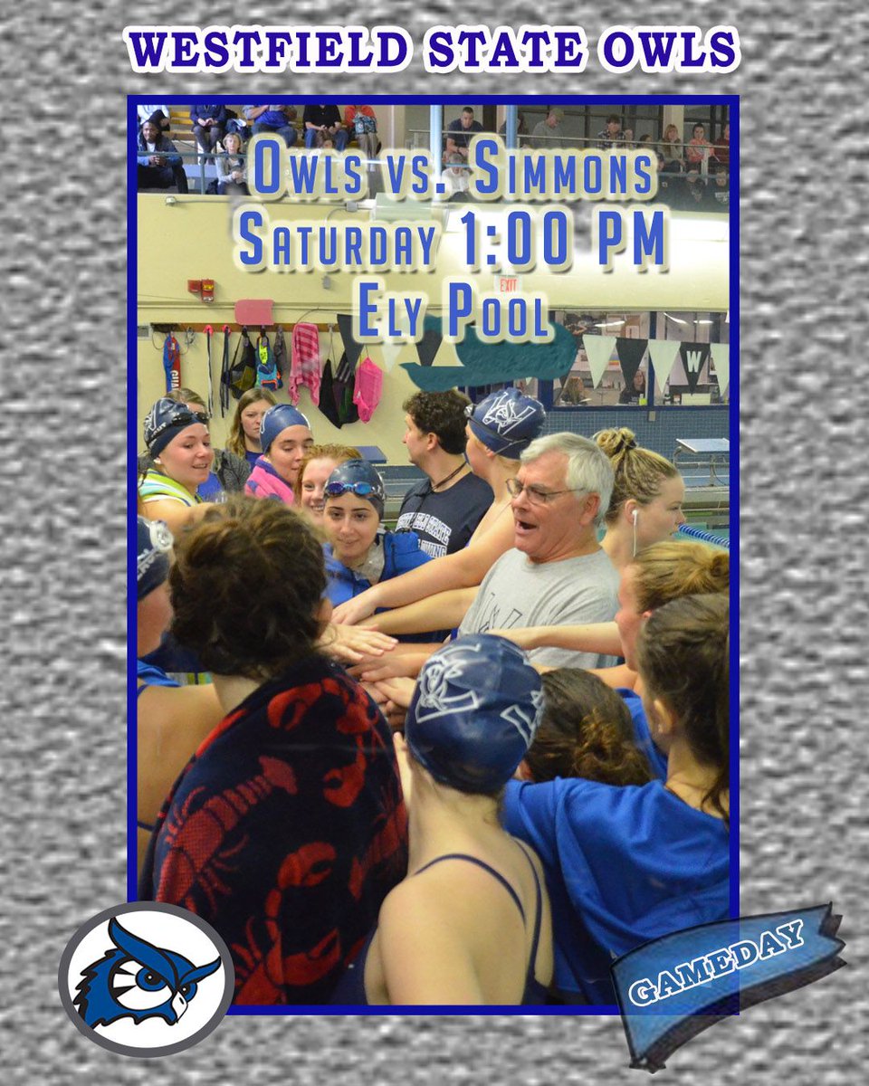 WestfieldOwls's tweet photo. Come support the Owls as they compete in the season opener at Ely Pool on the campus of Westfield State! https://t.co/8wnMtu2HV5