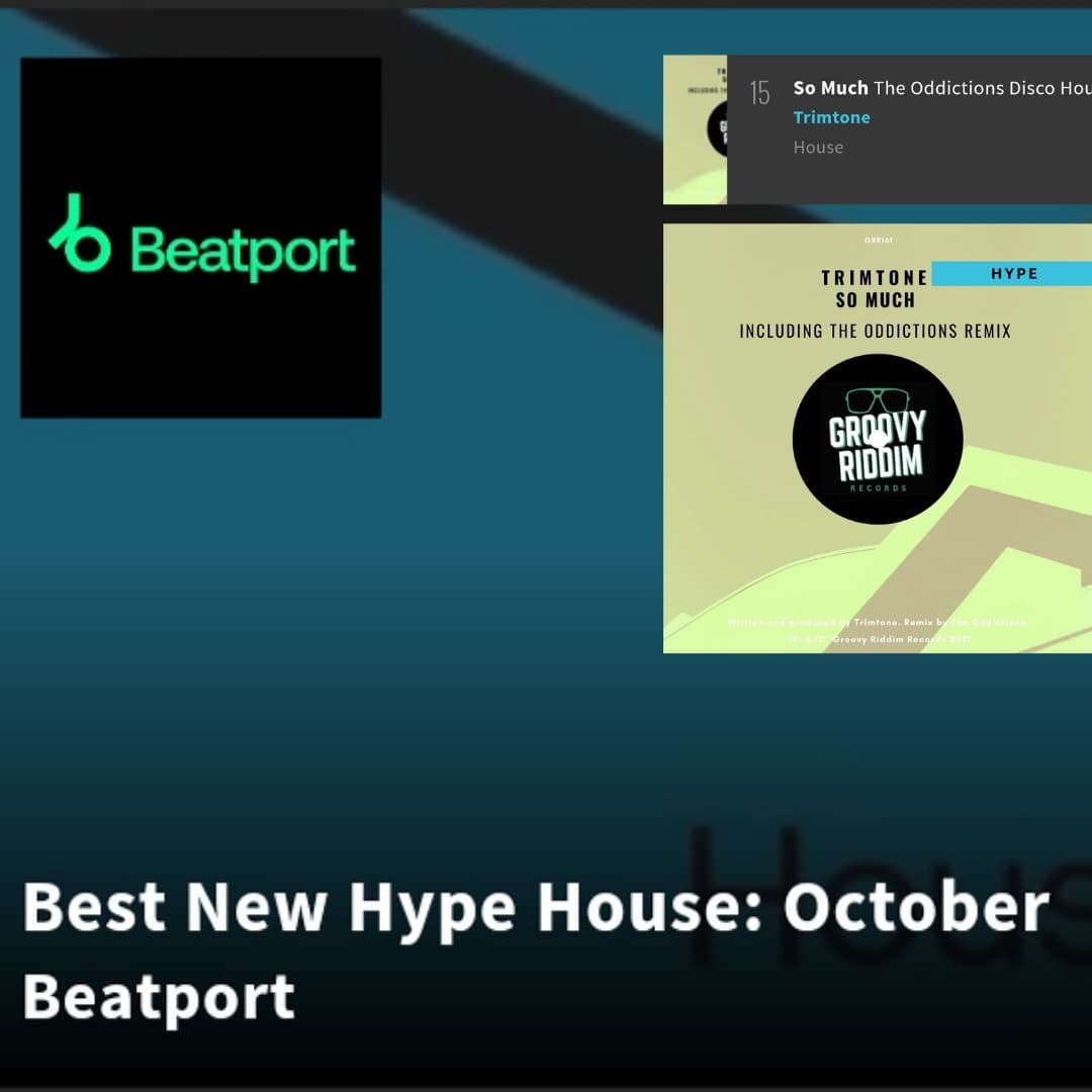 🎳💥'<a href="/trimtonemusic/">Trimtone</a> - So Much' (<a href="/TheOddictions/">THE ODDICTIONS</a> Disco House Remix) has been supported by <a href="/beatport/">Beatport</a> and appears in the 'Best New Hype House: October' list! [#15]

🛒 beatport.com/release/so-muc…