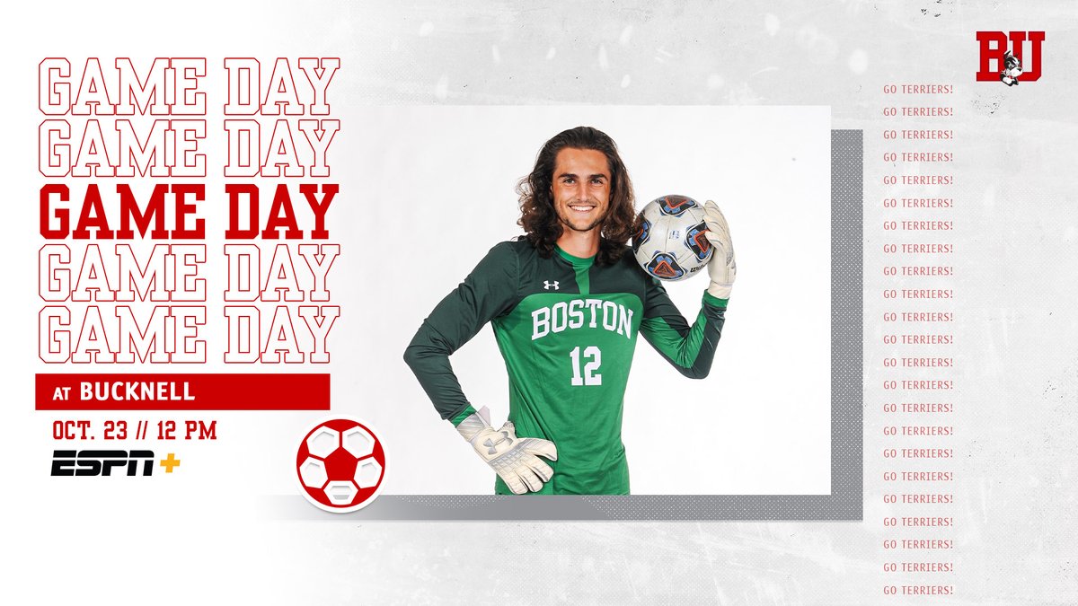 TerrierMSOC's tweet photo. Critical three #PatriotMSOC points up for grabs today against the Bison! #GoBU 

🆚: Bucknell
🕐: 12 p.m.
📍: Lewisburg, Pa.
⚽️: Emmitt Field
📊: https://t.co/Bt6kKwe1oK
💻: https://t.co/71gTHYCsMp 
💻: https://t.co/mbrqyw5smv (Int'l) https://t.co/Q10o0ooUYB