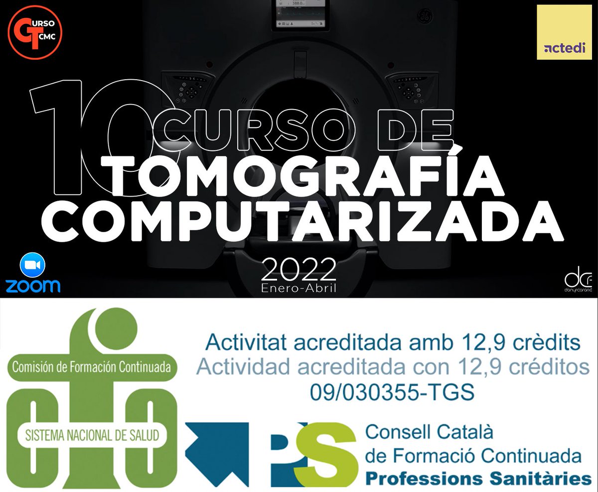 danyfcarame's tweet photo. Curso baremable para todo el país.
10ª edición acreditado con 12,9 créditos.
¿Todavía no has realizado este curso?
https://t.co/ocdpRZkVqb
#formación #CT #rad #ctscan #xray #radiology #radiographer #radtech #foamed #foamrad #xraystudent #RadSpain #clinical #education https://t.co/yOkdTzApmf