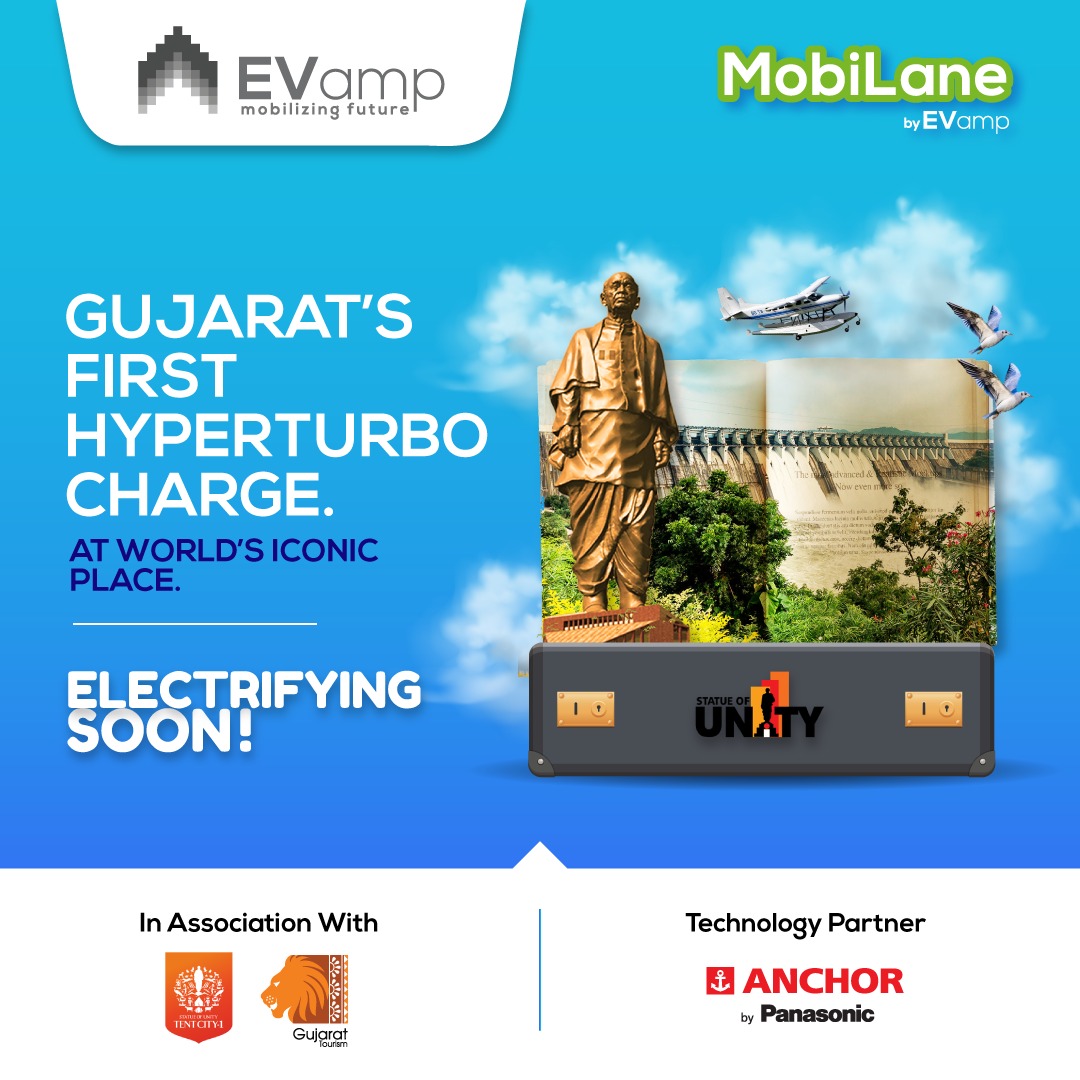 EVampTech's tweet image. 🤩 And the Countdown Starts Now ! 

Get Ready to witness the Inauguration of Gujarat&apos;s First Hyperturbo Charger at Statue of Unity.

Come be a part of this historic moment.

#evampzarurihein #mobilizing #future #gujarat
#ahmedabad_instagram #statueofunity #revolution #change