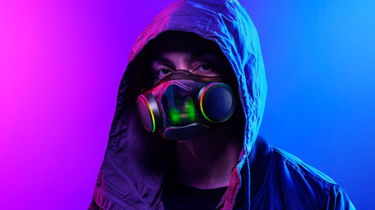 Pelitup Muka Pintar Razer Zephyr Dengan RGB Mula Dijual amanz.my/2021310587/