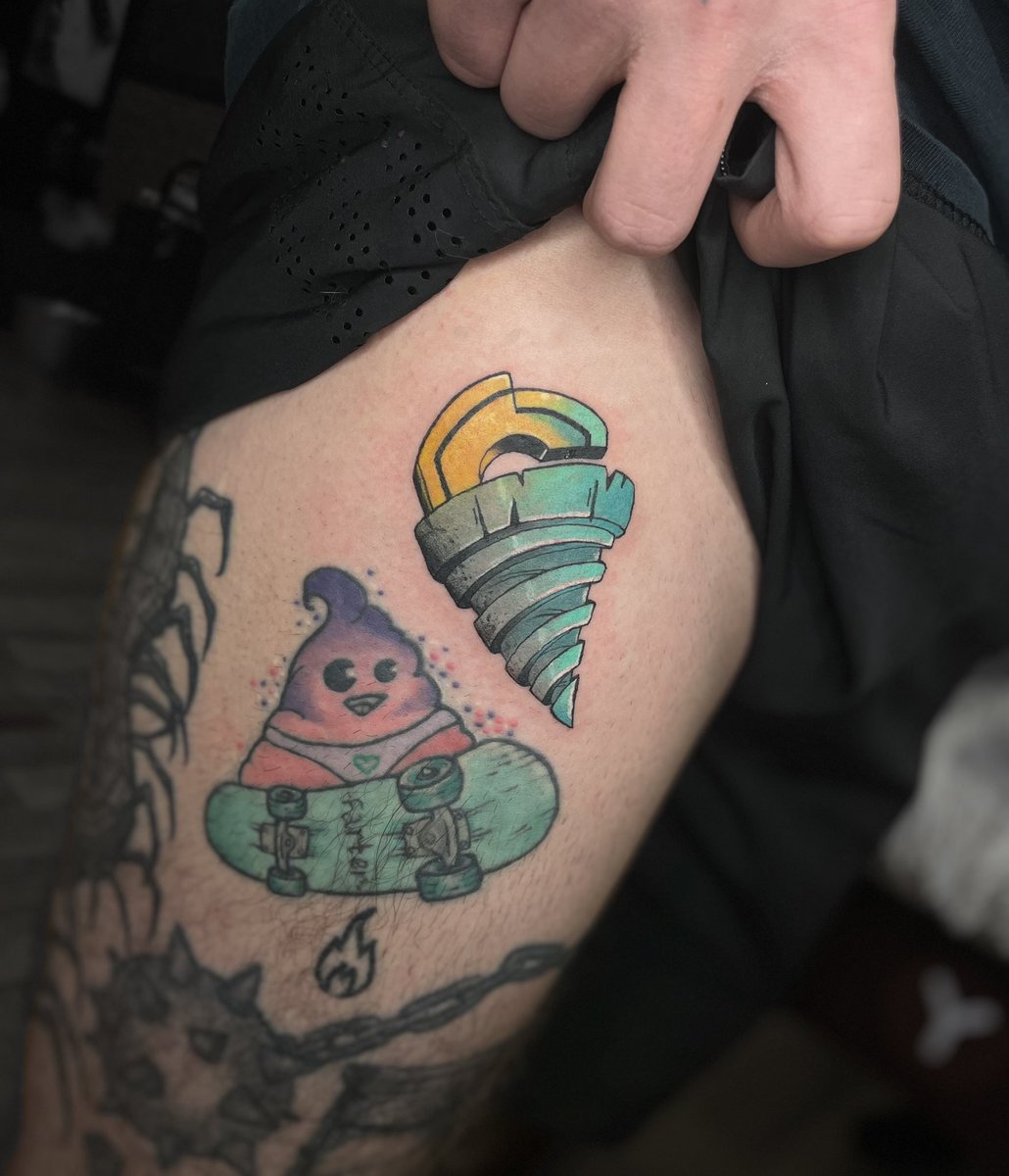 justlavii's tweet photo. made a new tattoo for a friend. do you have tattoos?♥️

#tattoo #tattooart #GurrenLagann https://t.co/epVia6gGTh