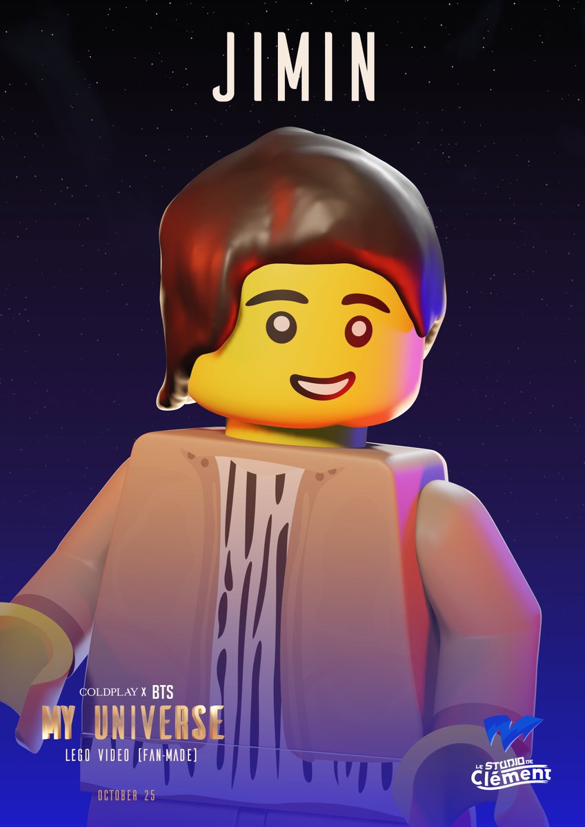 Hi, I am Jimin from @BTS_twt #MyUniverse #MyUniverseLego #Jimin Lego Video, Fan-Made, Out Oct. 25