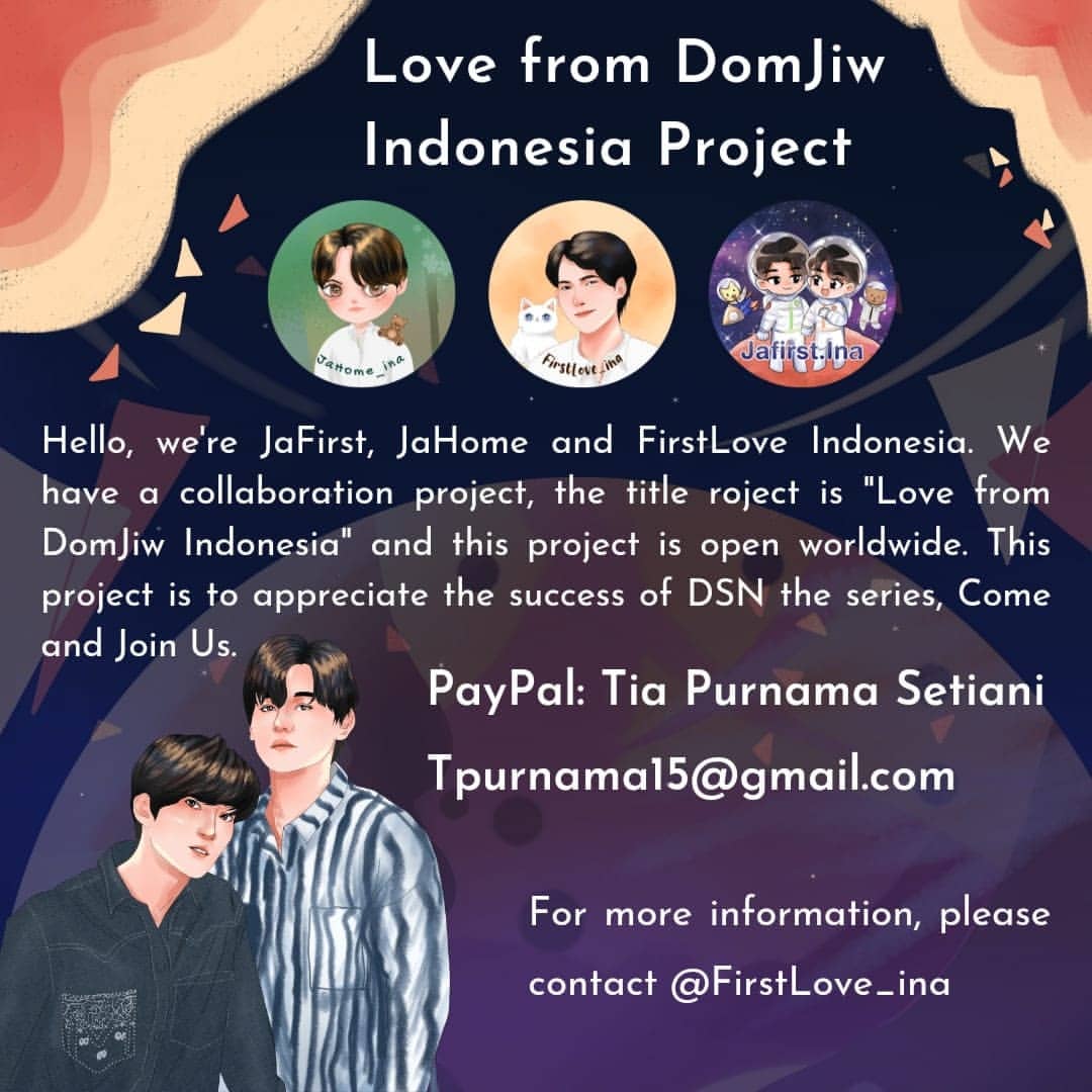 JFProjects_ID's tweet photo. We open donations for all DomJiw around the world(worldwide) to participate in this project. We'll give money bouquet to jafirst. For more information, you can contact @firstlove_ina
Link Donation: https://t.co/rp9cQ6G0N0

#ด้อมจิ๋ว #DomJiw #จาเฟริสท์ #JaFirst #DomJiwINA_Project https://t.co/vYSWCSc2yD