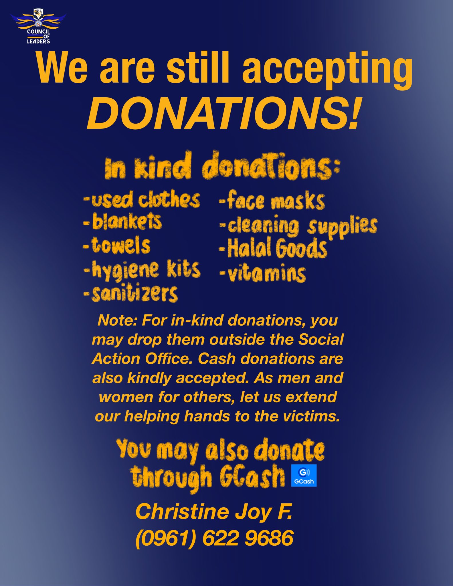 Accept Donations –  Support