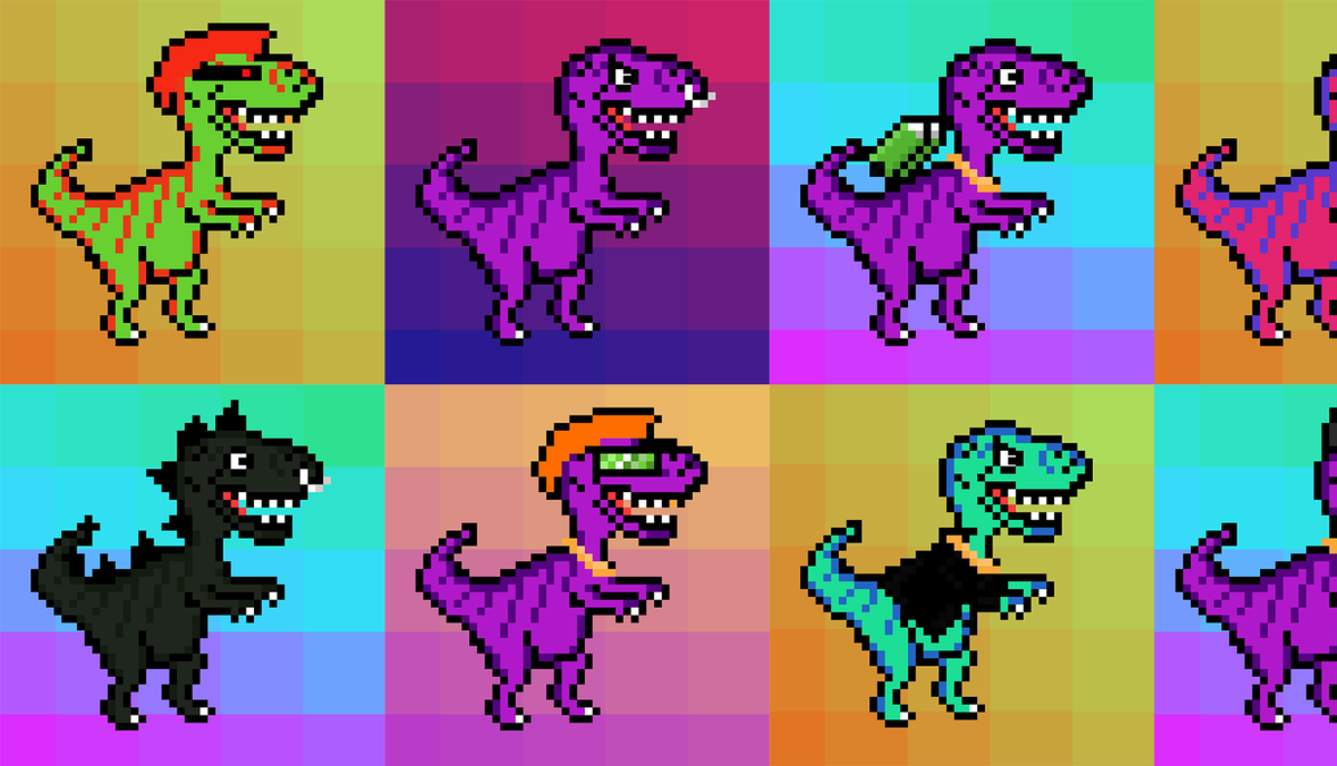 Jurassic-NFT.art tweet media