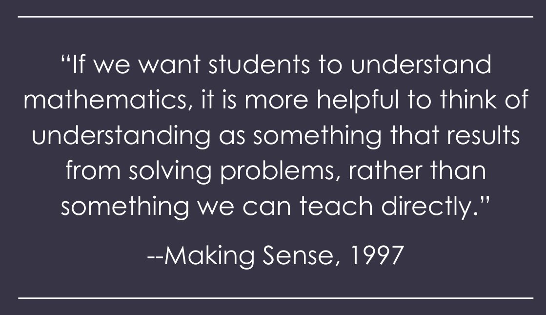 This is why kids hate to hear when math teachers say "I told you how to do this. You should understand it by now."
