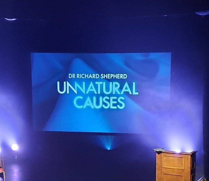 LZurybida's tweet photo. Had the pleasure of seeing @DrRichardShep #Bristol this week as he continues his theater tour.  What did I take from it? Well, the standout piece for me was the care, pride &amp; passion taken when he is working.  The detail and subsequent findings tell a different story in each case https://t.co/MGMQpROHEh