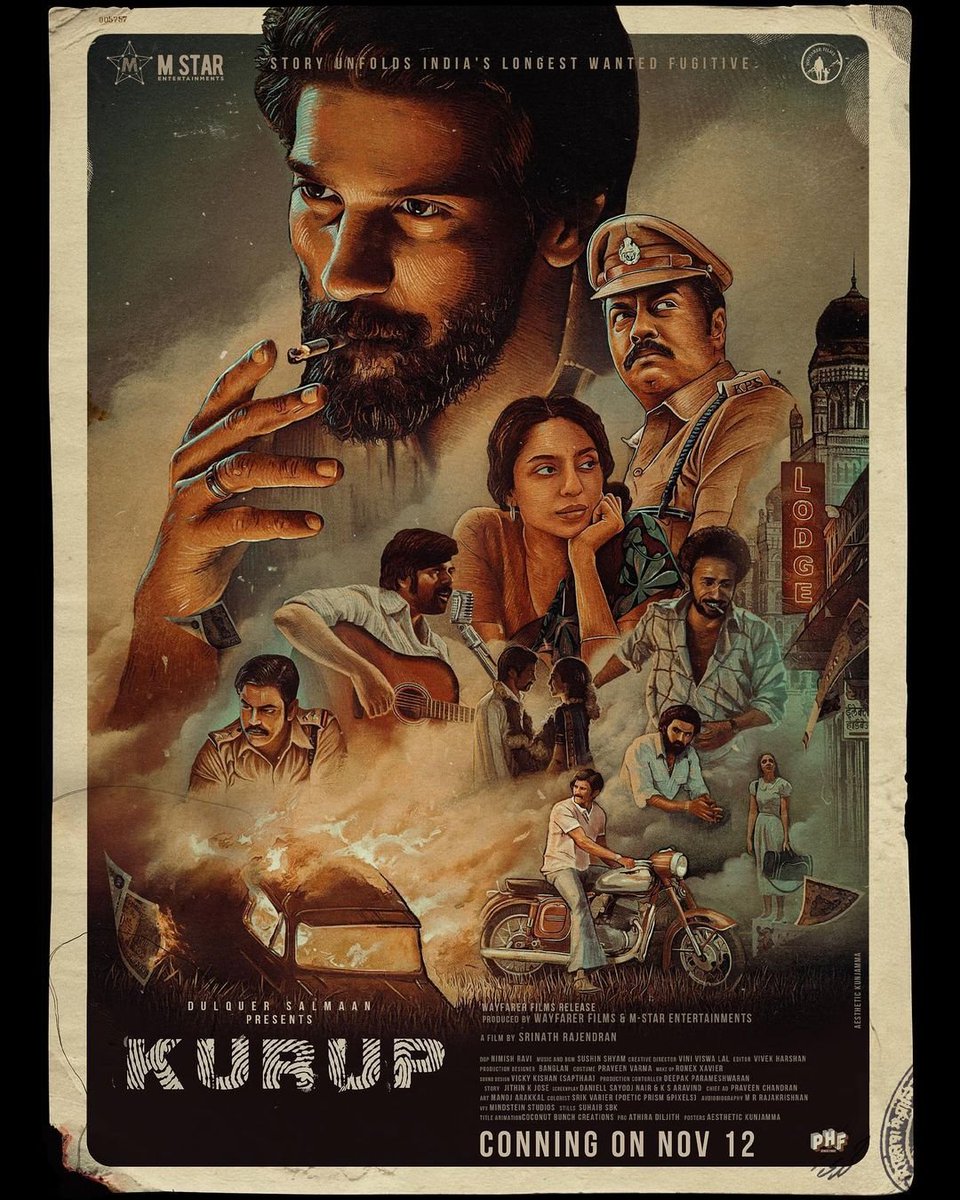 movieshut_'s tweet photo. #Kurup is a PAN-INDIA Flim which releasing in Malayalam, Hindi, Tamil, Telugu and Kannada on 12th of November in cinemas worldwide. https://t.co/3fHXo0lX0Z