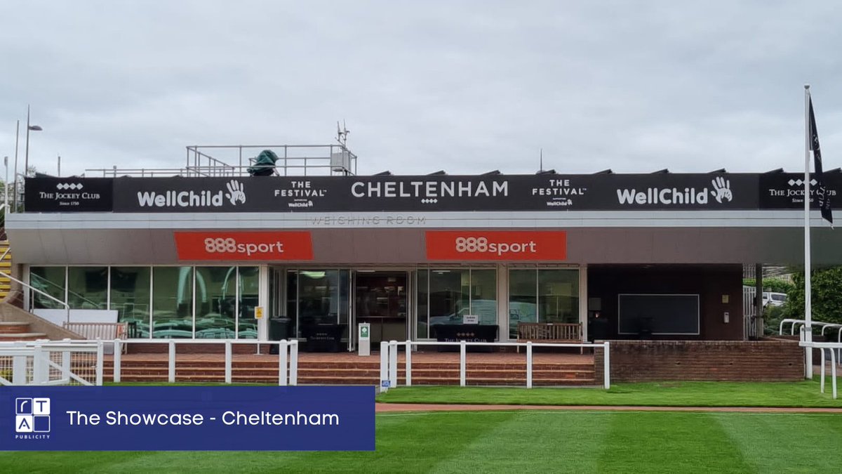 RTApublicity's tweet photo. The Showcase Meeting is back at Cheltenham racecourse on Friday 22 and Saturday 23 October 🗓️

We have worked on the #signage for this exciting event, as the journey down the road to the #CheltenhamFestival begins 🎉

Visit our website for more ⬇️

https://t.co/RvbZpXmOcf https://t.co/g8ojoe9ivv