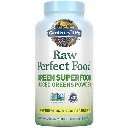 Inspira89532018's tweet photo. Garden of Life Raw Perfect Food Green Superfood Juiced Greens Powder Capsules, Non-GMO, Gluten Free, Vegan Whole Food Dietary Supplement, Organic Greens, Juice Sprouts Probiotics, 240 Count (Pack of 1) https://t.co/8P9hU3PfAk (via Amazon) https://t.co/XJ6xZ4qwo6